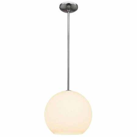 OR 23951-BS-OPL Nitrogen 1 Light Ball Pendant - Brushed Steel OR161317